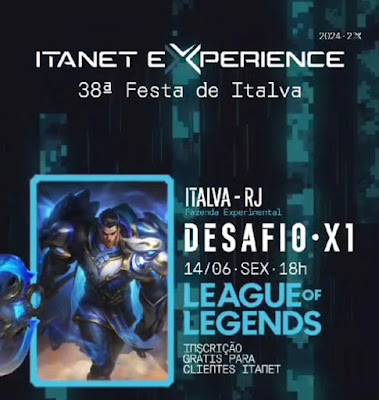 ESTÁ CHEGANDO O ITANET EXPERIENCE DA 38ª FESTA DE ITALVA