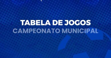 Tabela de Jogos do Campeonato Municipal 2024