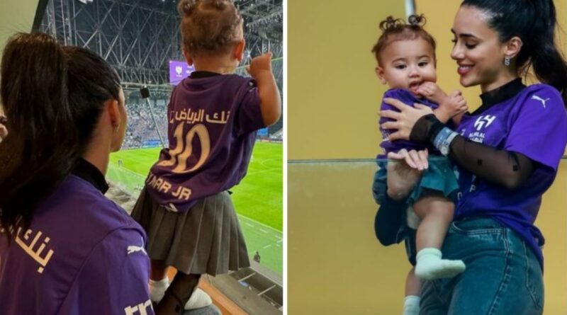 Bruna Biancardi e Mavie vibram na torcida por Neymar em partida do Al-Hilal